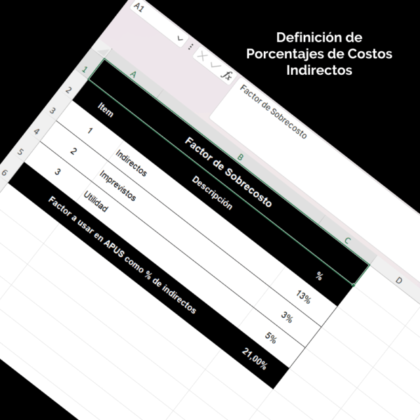 Plantilla en EXCEL para Presupuestos y APU's de Viviendas con Losa de Cimentación - Imagen 5