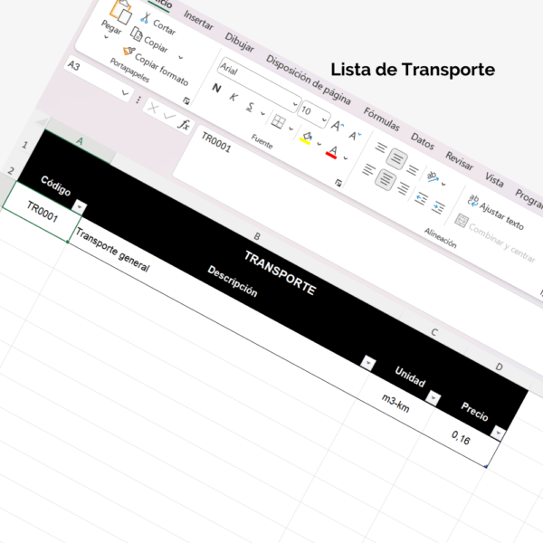 Plantilla en EXCEL para Presupuestos y APU's de Viviendas con Losa de Cimentación - Imagen 9
